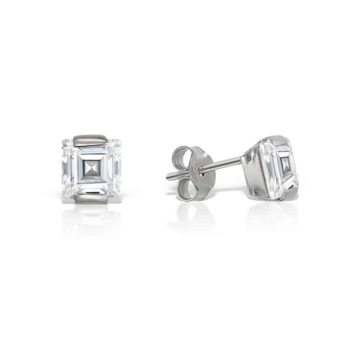 Cercei aur damă, 14 kt, zirconii diverse culori, C 111S