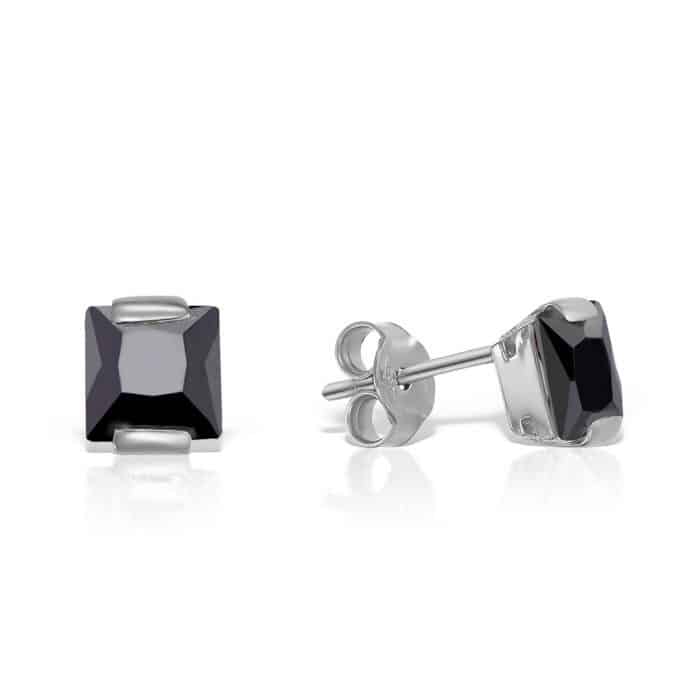 Cercei aur damă, 14 kt, zirconii diverse culori, C 111S
