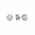 Cercei de damă din aur 14 kt cu zirconii diverse culori C 245S