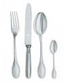 Set tacâmuri din argint 925%, Sterling Silver, stil Impero / Floreale