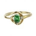 Inel aur 14 kt I 547S, zirconia diverse culori