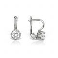 Cercei aur copii, 14 kt, cu zirconii diverse culori, C 367S