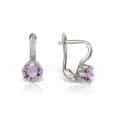 Cercei aur copii, 14 kt, cu zirconii diverse culori, C 367S