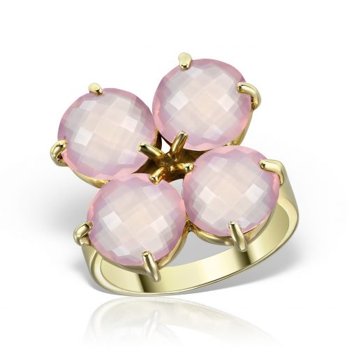 Inel aur galben 14 kt cu citrine I 02C.1