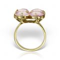 Inel aur galben 14 kt cu citrine I 02C.1