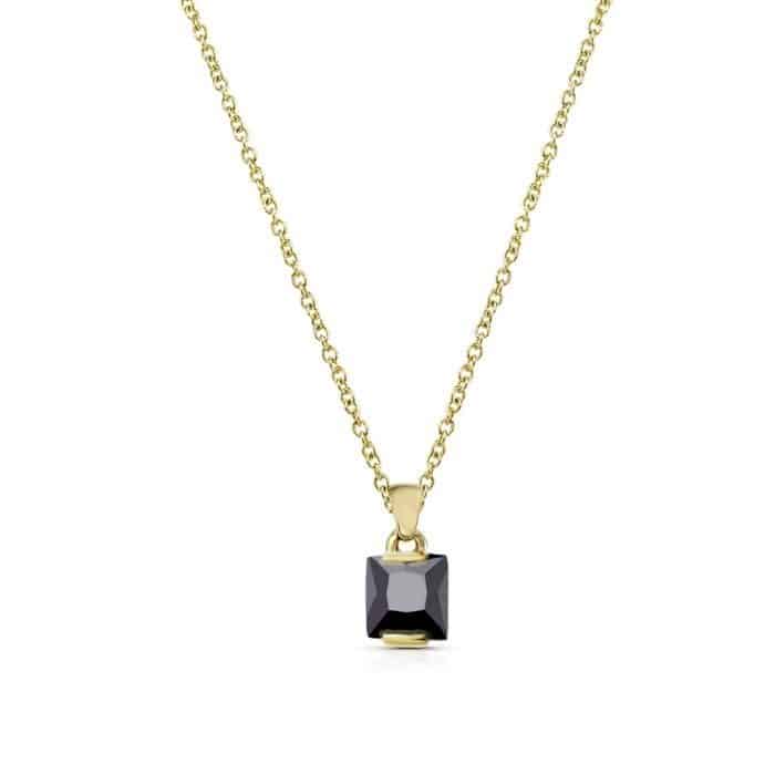 Pandantiv aur 14 kt cu zirconia P 60S