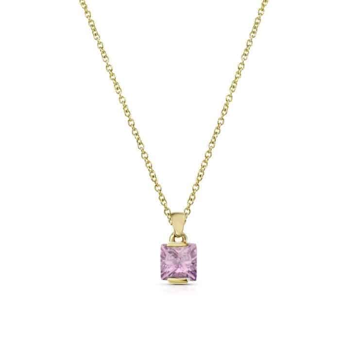 Pandantiv aur 14 kt cu zirconia P 60S