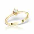 Inel de logodnă aur 18 kt cu diamant I 019L