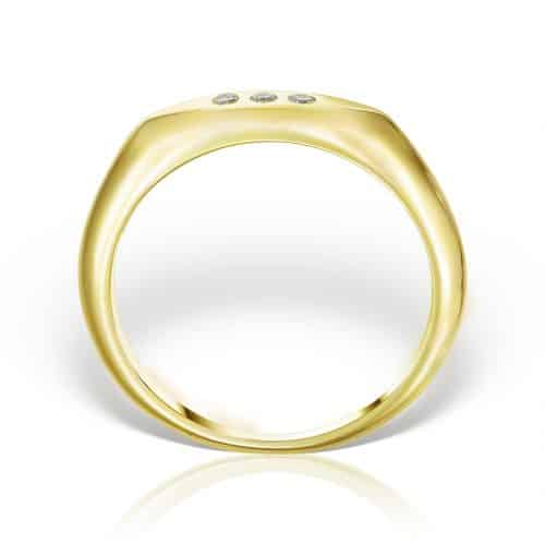 Inel de logodnă din aur 18 kt cu diamante I 045L
