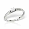 Inel de logodnă aur 14 kt cu diamant I 098L