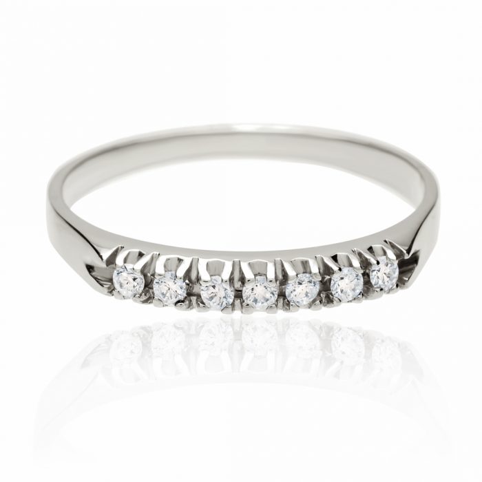 Inel aur 14 kt cu diamante I 104L