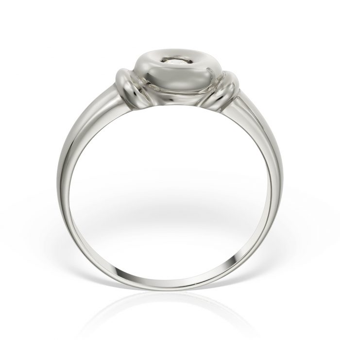 Inel de logodnă aur 14 kt cu diamant I 113L