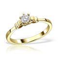 Inel de logodnă din aur 18 kt cu diamant I 129L
