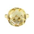Inel aur galben 14 kt cu citrin I S04C.3