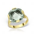 Pandantiv P S04C.2, aur 14 kt, ametist verde