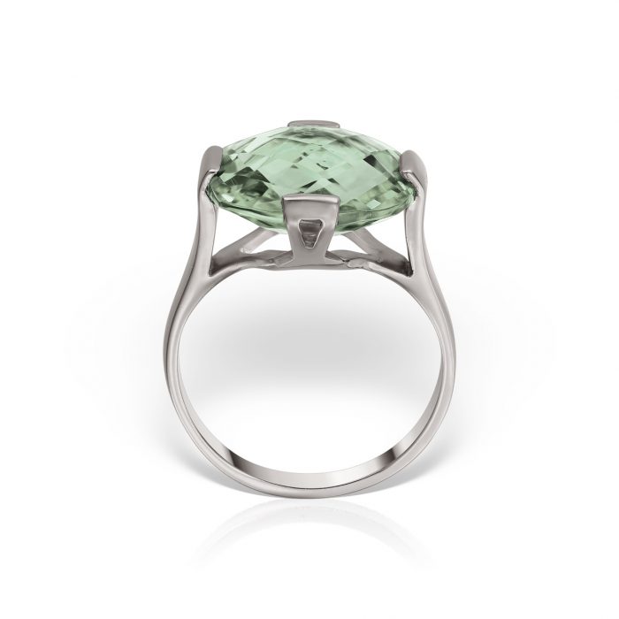 Pandantiv P S04C.2, aur 14 kt, ametist verde