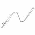 Colier P 009L, aur 14 kt, diamante