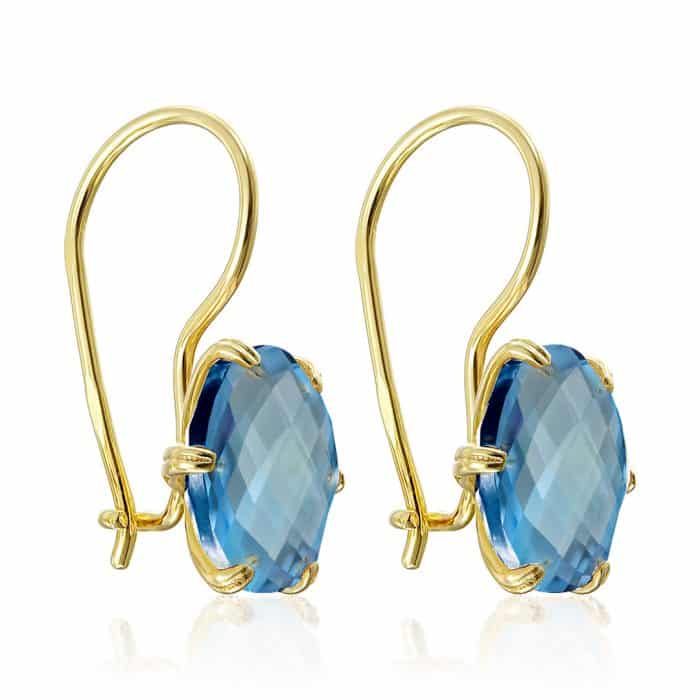 Pandantiv cu topaz, aur 14 kt,  P S11C.3