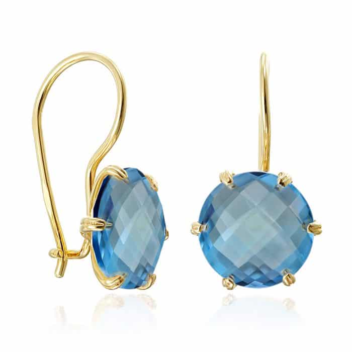 Pandantiv cu topaz, aur 14 kt,  P S11C.3