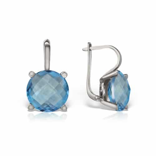 Pandantiv cu topaz, aur 14 kt, P S17C.4