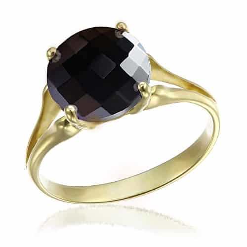 Pandantiv cu onix negru, aur 14 kt, P S05C.6