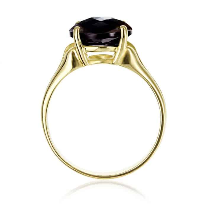 Pandantiv cu onix negru, aur 14 kt, P S05C.6
