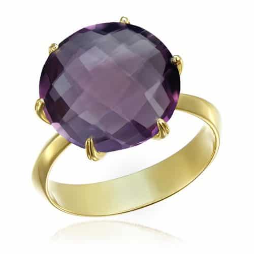 Pandantiv cu ametist, aur 14 kt, P S11C.4