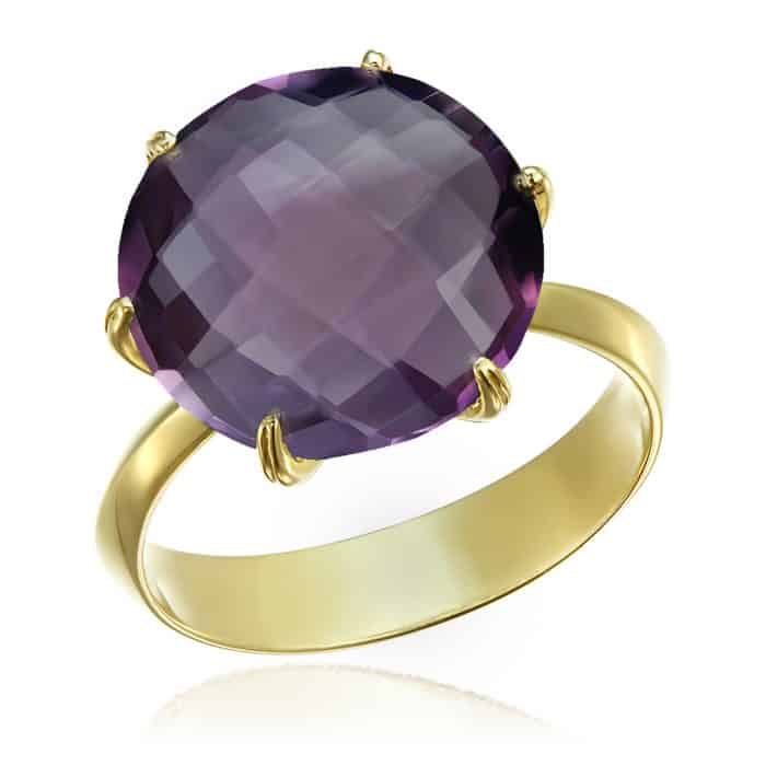 Pandantiv cu ametist, aur 14 kt, P S11C.4