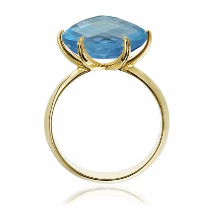 Pandantiv cu topaz, aur 14 kt,  P S11C.3