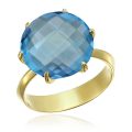 Pandantiv cu topaz, aur 14 kt,  P S11C.3