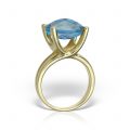 Pandantiv cu topaz, aur 14 kt, P S17C.4