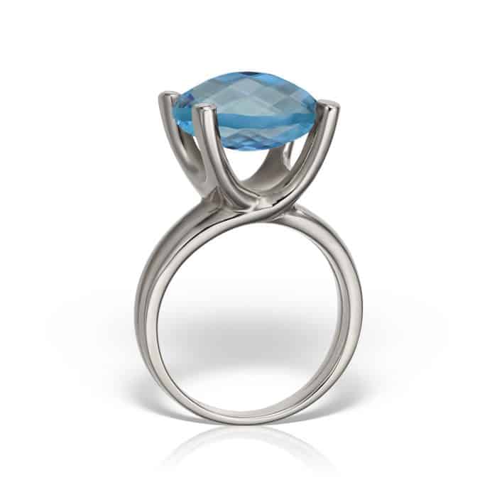 Pandantiv cu topaz, aur 14 kt, P S17C.4