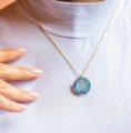 Pandantiv cu topaz, aur 14 kt,  P S11C.3