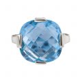 Inel aur 14 kt cu topaz I S04C.6