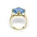 Inel aur 14 kt cu topaz I S04C.6