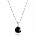 Pandantiv cu onix negru, aur 14 kt, P S05C.6