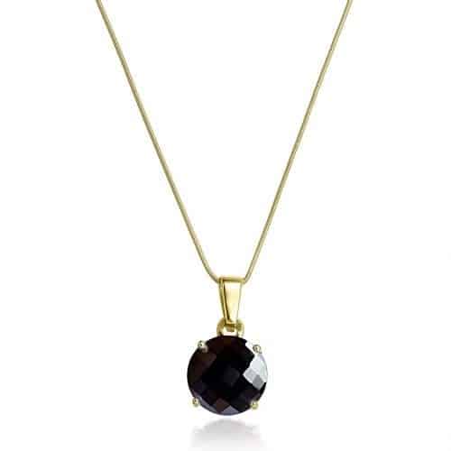 Pandantiv cu onix negru, aur 14 kt, P S05C.6