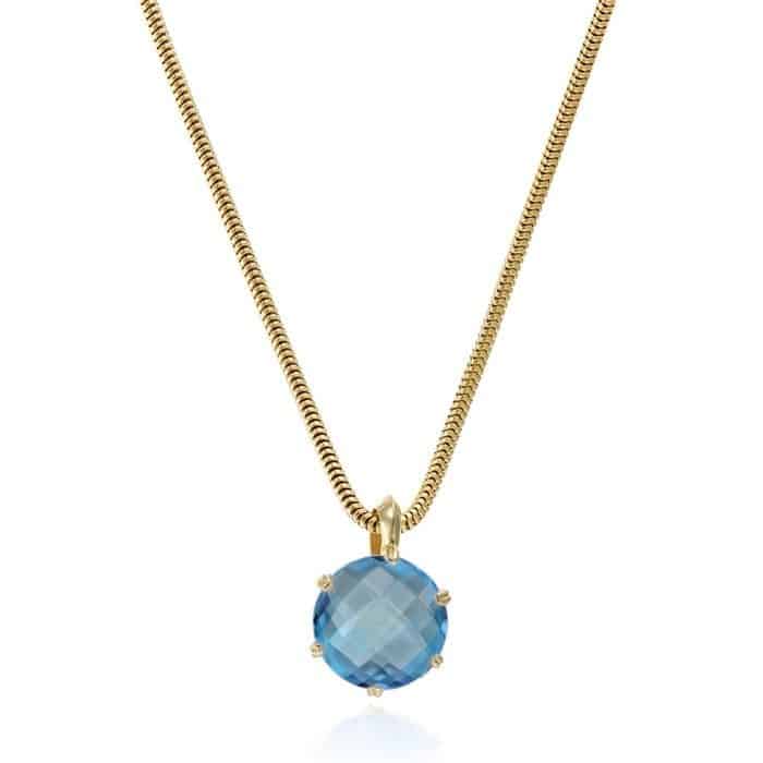 Pandantiv cu topaz, aur 14 kt,  P S11C.3