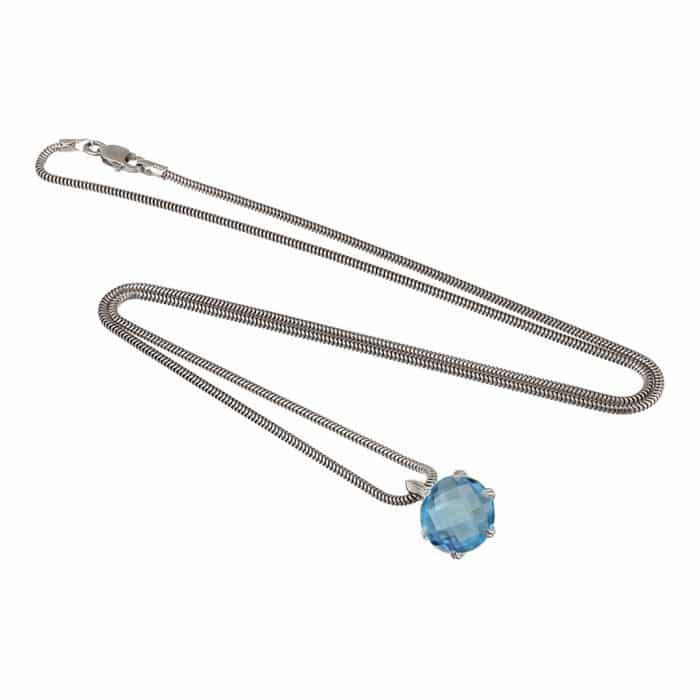 Pandantiv cu topaz, aur 14 kt,  P S11C.3