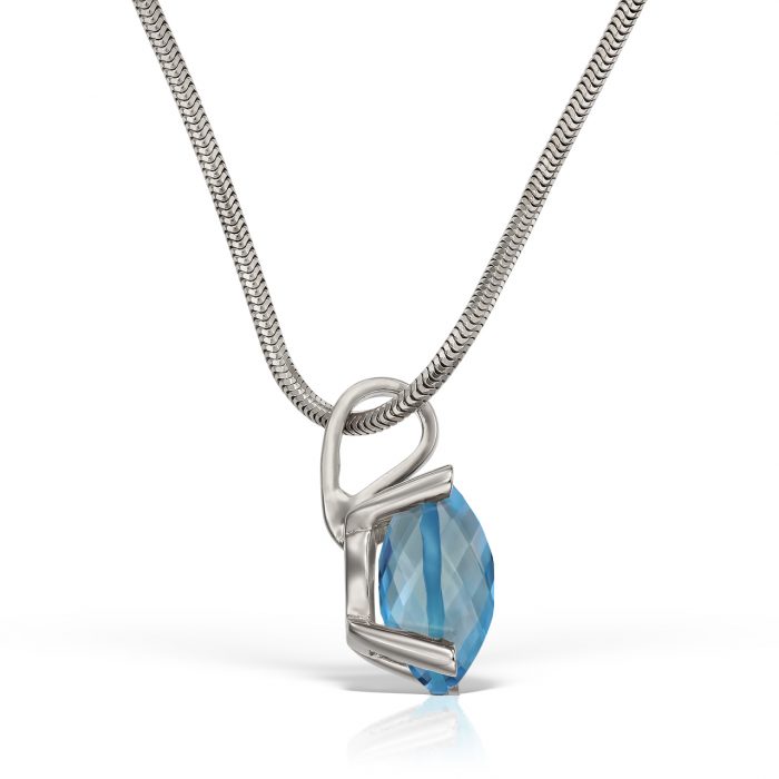 Pandantiv cu topaz, aur 14 kt, P S17C.4