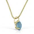 Pandantiv cu topaz, aur 14 kt, P S17C.4