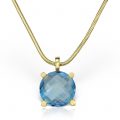 Pandantiv cu topaz, aur 14 kt, P S17C.4
