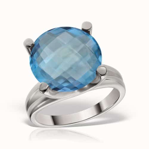 Pandantiv cu topaz, aur 14 kt, P S17C.4