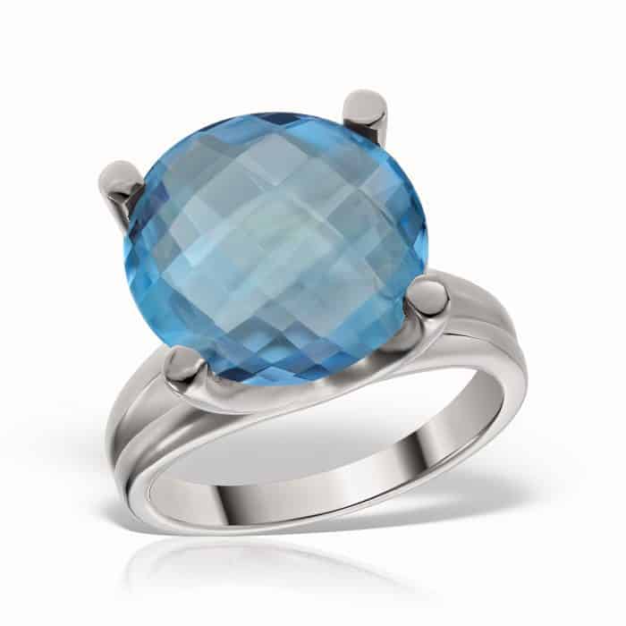 Pandantiv cu topaz, aur 14 kt, P S17C.4