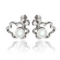 Cercei cu perle, aur 14 kt, C S18C