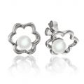 Cercei cu perle, aur 14 kt, C S18C