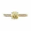 Inel aur galben 14 kt cu citrin I S20C.7