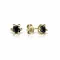 Cercei de damă din aur 14 kt cu zirconii diverse culori C 245S