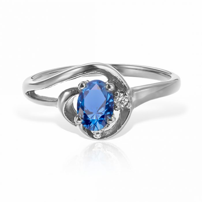 Inel aur 14 kt I 547S, zirconia diverse culori