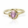Inel aur 14 kt I 547S, zirconia diverse culori